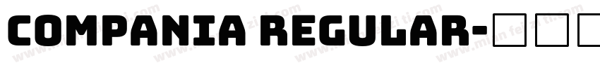 Compania Regular字体转换